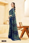 Vyanjana Vol 14 By Vallabhi Prints Shimmer Georgette With  Leheriya Print Saree Online Wholesale